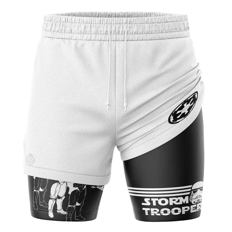 Foxnfish Stormtroopers Star Wars 2-in-1 Performance Shorts - Image 3