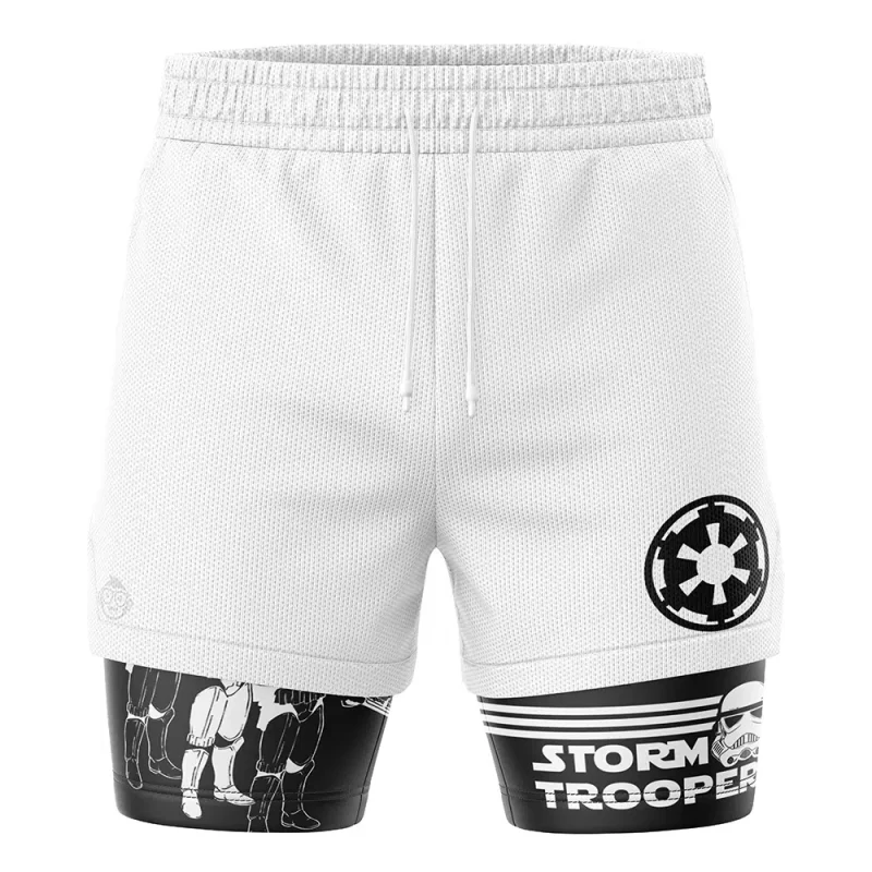 Foxnfish Stormtroopers Star Wars 2-in-1 Performance Shorts - Image 2