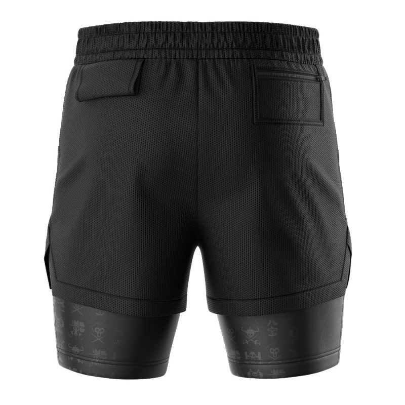 Foxnfish Straw Hat Grand Fleet OP 2-in-1 Performance Shorts - Image 4