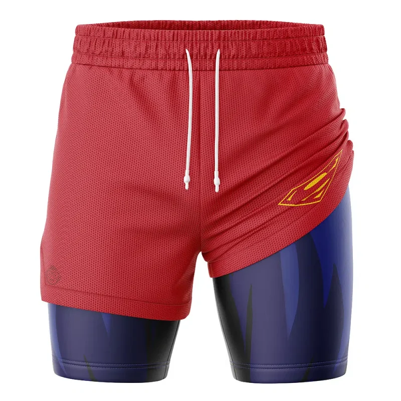 Foxnfish Superman DC Comics 2-in-1 Performance Shorts - Image 3