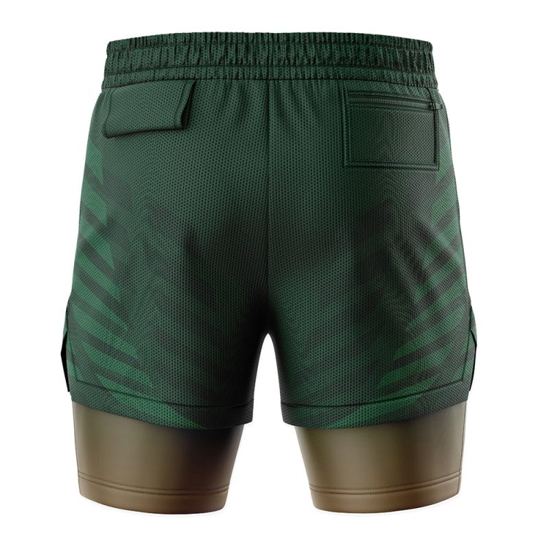 Foxnfish Survey Corps Attack on Titan 2-in-1 Performance Shorts - Image 4