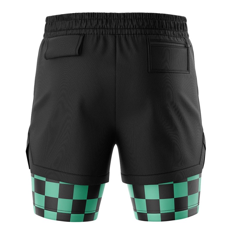 Foxnfish Tanjiro Kamado Demon Slayer Performance Shorts - Image 4