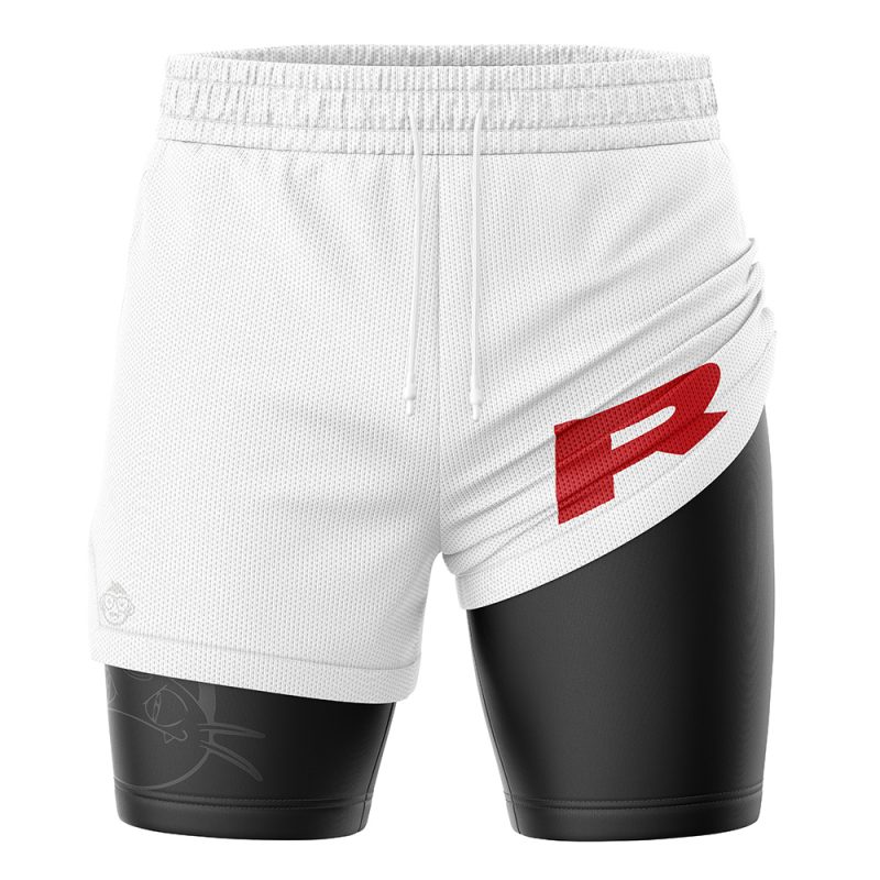 Foxnfish Team Rocket Pokemon 2-in-1 Performance Shorts - Image 3