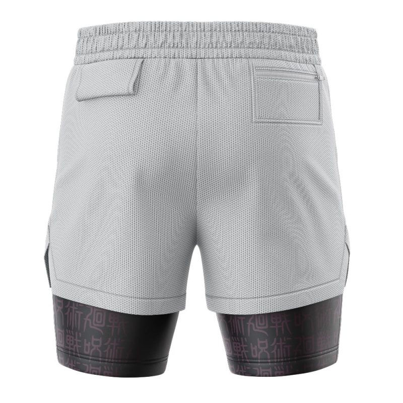 Foxnfish Toji Fushiguro Jujutsu Kaisen 2-in-1 Performance Shorts - Image 4