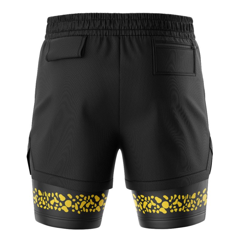 Foxnfish Trafalgar Law Punk Hazard OP 2-in-1 Performance Shorts - Image 4