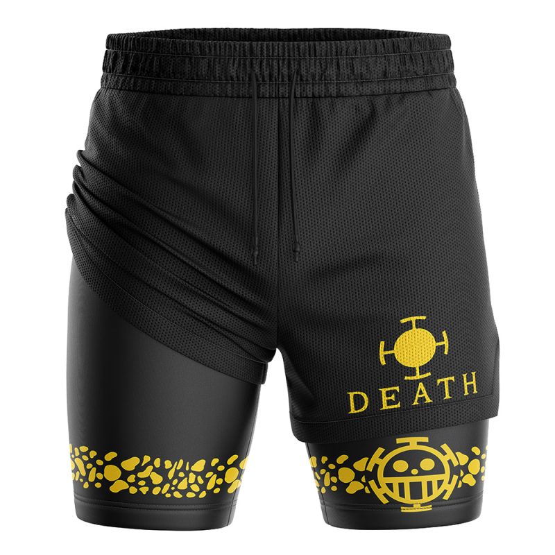 Foxnfish Trafalgar Law Punk Hazard OP 2-in-1 Performance Shorts - Image 3