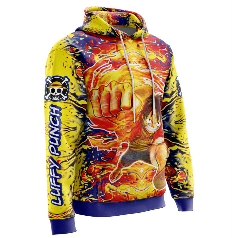 One Piece Trippy Luffy Hoodie - Image 2