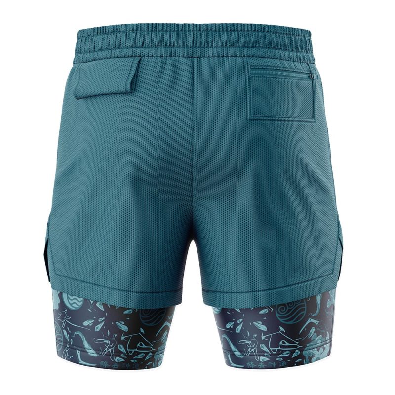 Foxnfish Water Tribe Avatar 2-in-1 Performance Shorts - Image 4