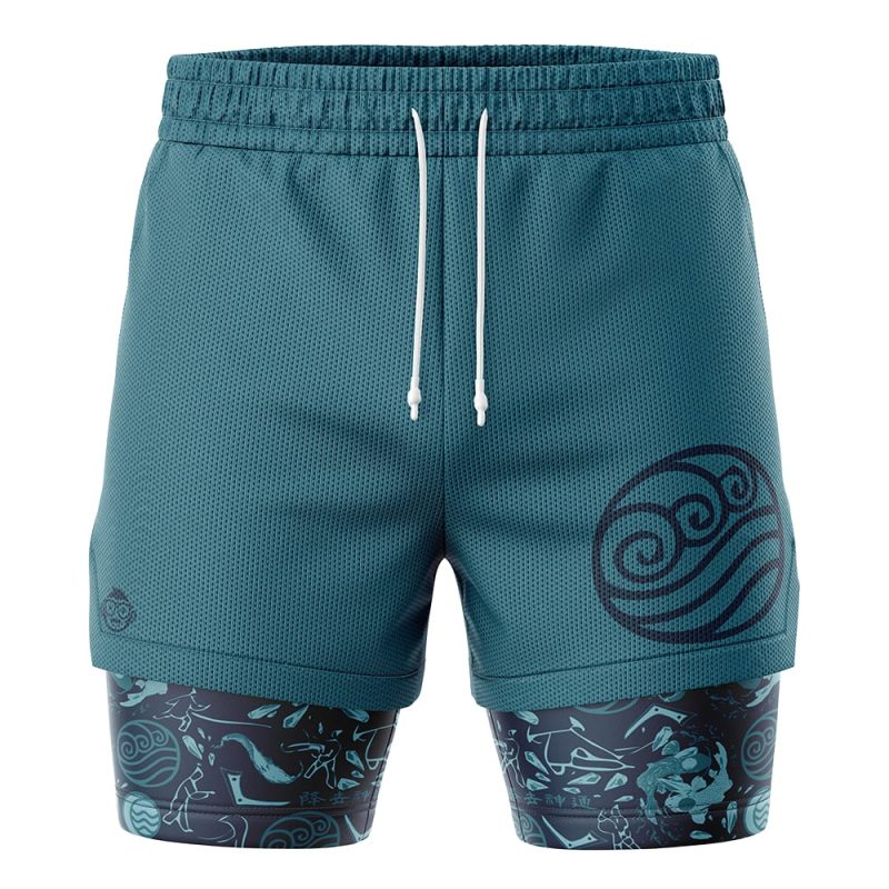 Foxnfish Water Tribe Avatar 2-in-1 Performance Shorts - Image 2