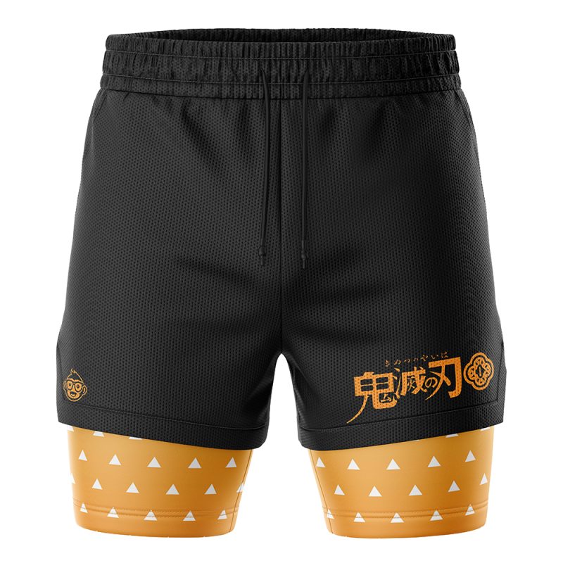 Foxnfish Zenitsu Agatsuma Demon Slayer Performance Shorts - Image 2