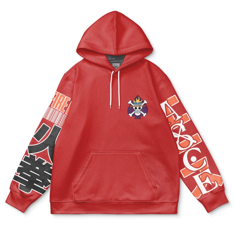 Portgas D. Ace One Piece Streetwear Hoodie - Image 2