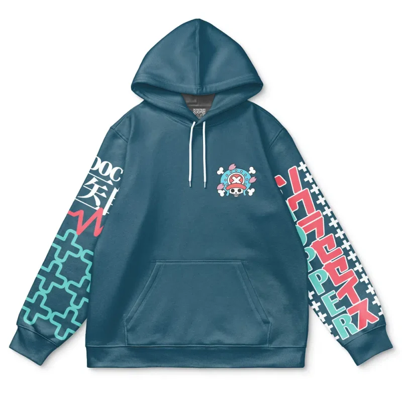 Tony Tony Chopper V2 One Piece Streetwear Hoodie - Image 2