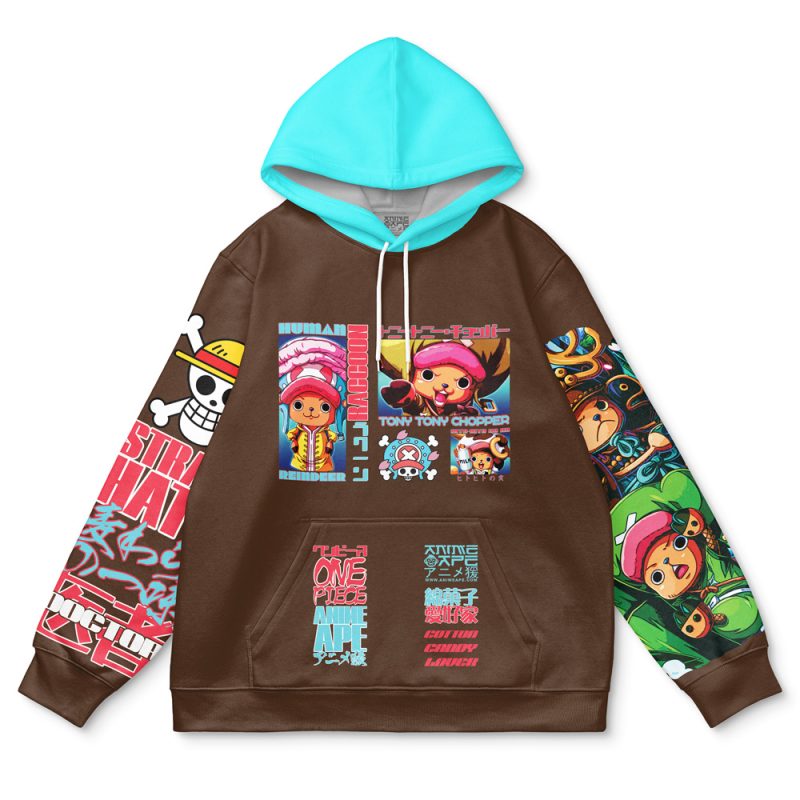 Tony Tony Chopper V4 One Piece Streetwear Hoodie - Image 2