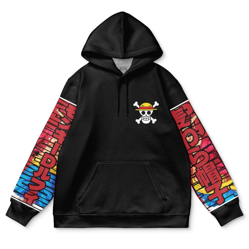 Monkey D. Luffy One Piece Streetwear Hoodie - Image 2