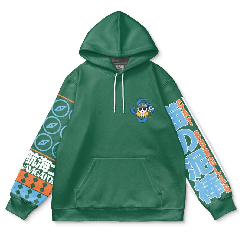 Nami One Piece Streetwear Hoodie - Image 2