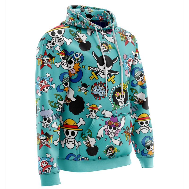 Strawhats Jolly Roger One Piece Hoodie - Image 2