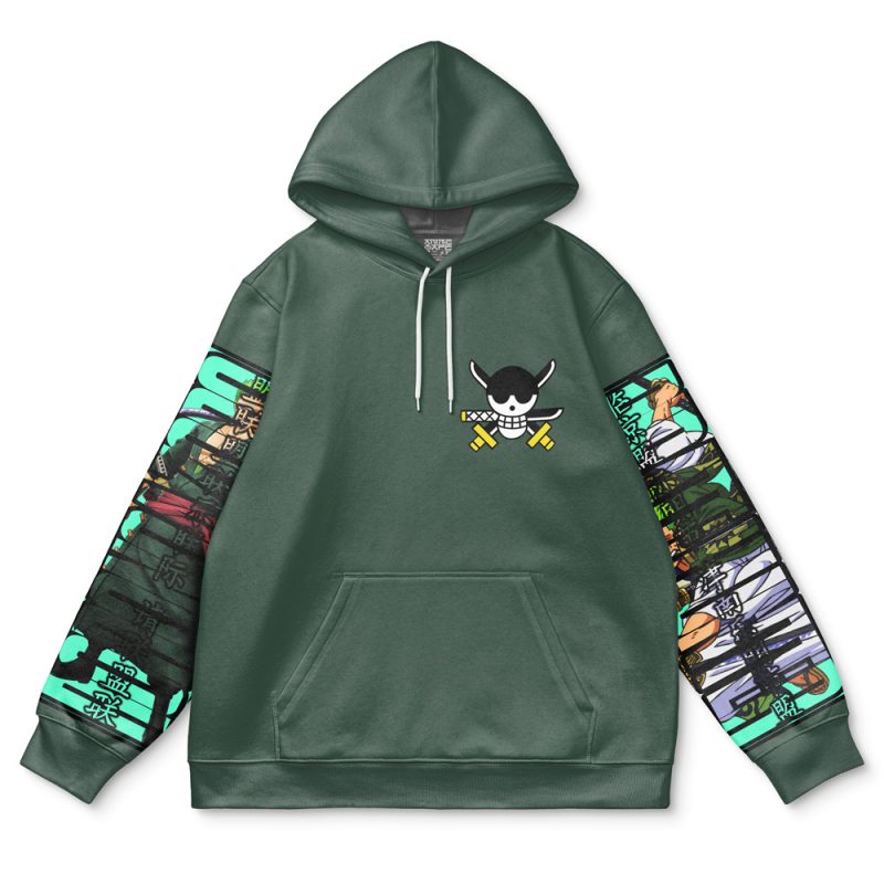 Roronoa Zoro One Piece Streetwear Hoodie - Image 2